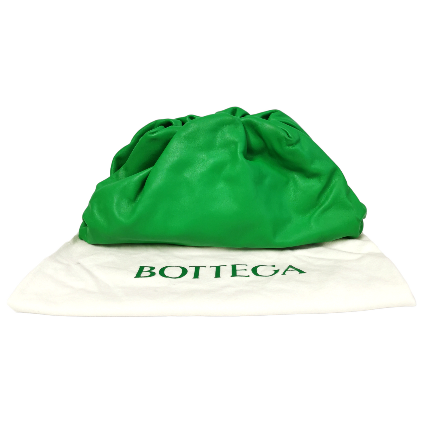 Bottega Veneta The Pouch Clutch Green