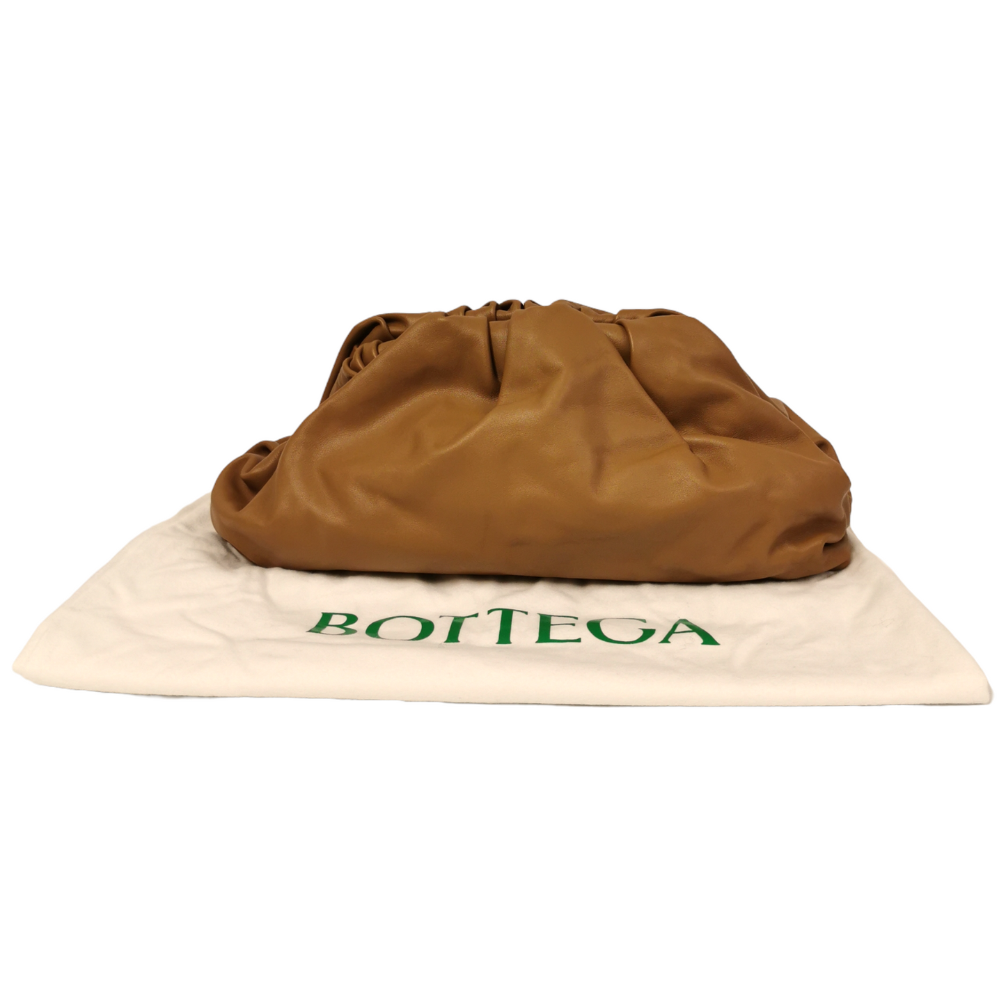 Bottega Veneta The Pouch Clutch Brown