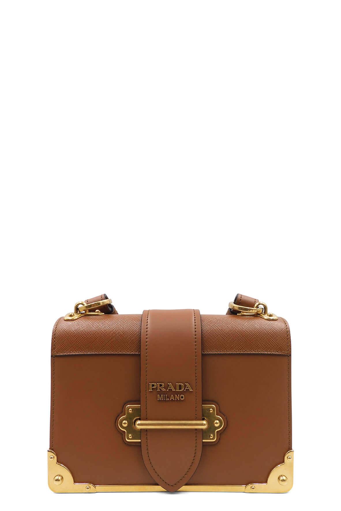 Cahier Shoulder Bag Cognac