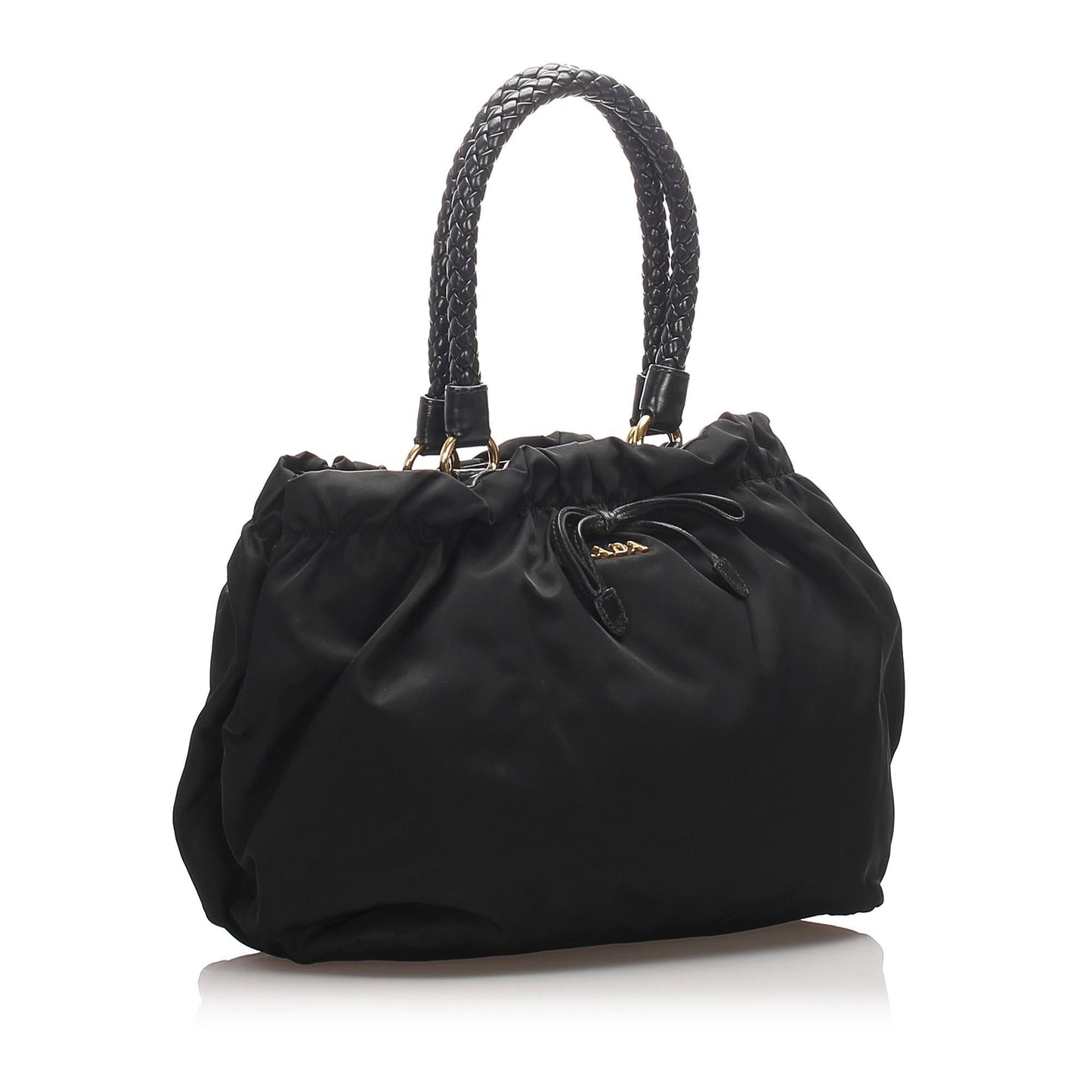 Prada Gathered Tessuto Tote (SHG-10084)