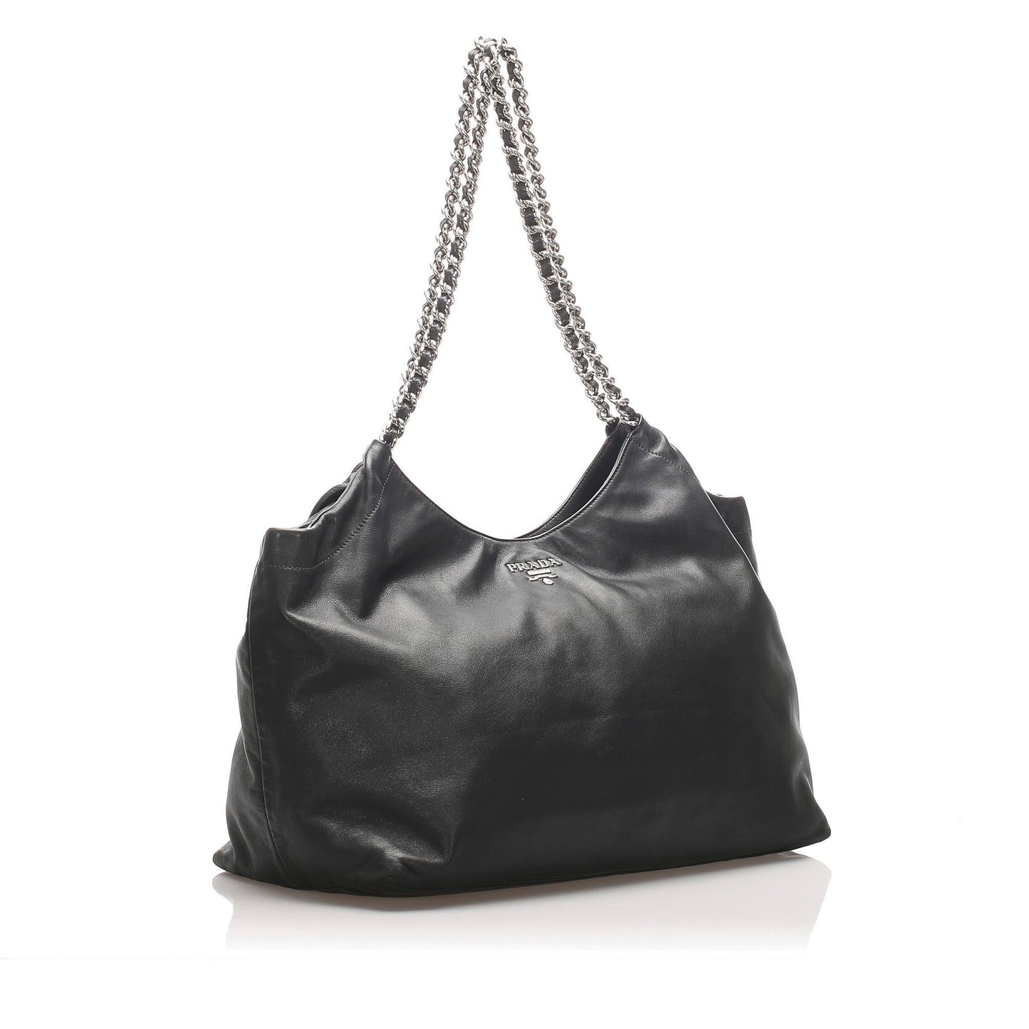 Prada Leather Chain Tote  (SHG-10457)