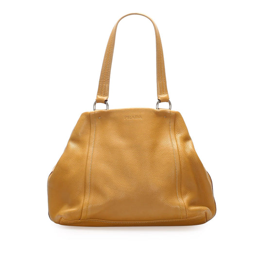 Prada Leather Tote Bag (SHG-11872)