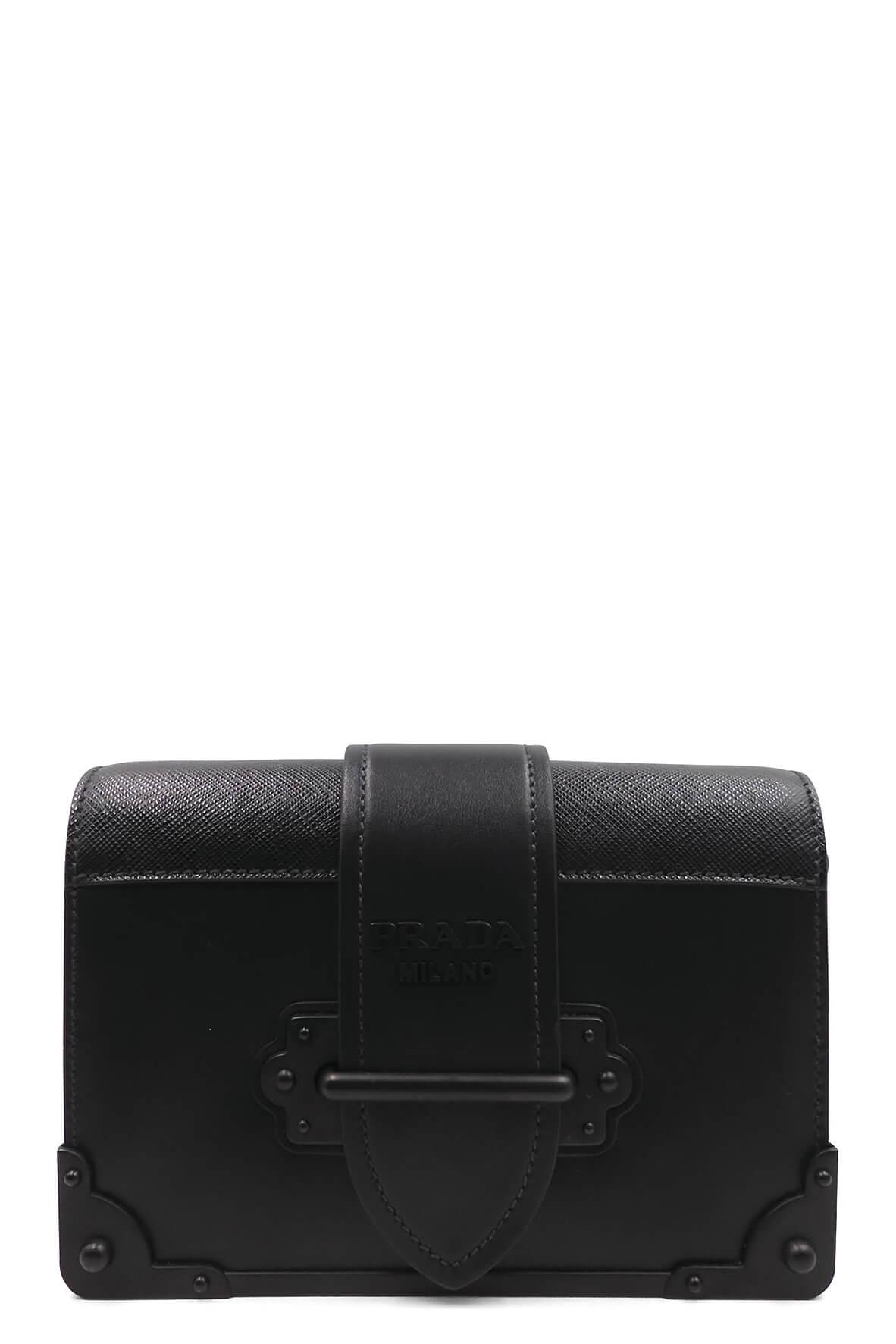 Small Cahier Shoulder Bag	Black