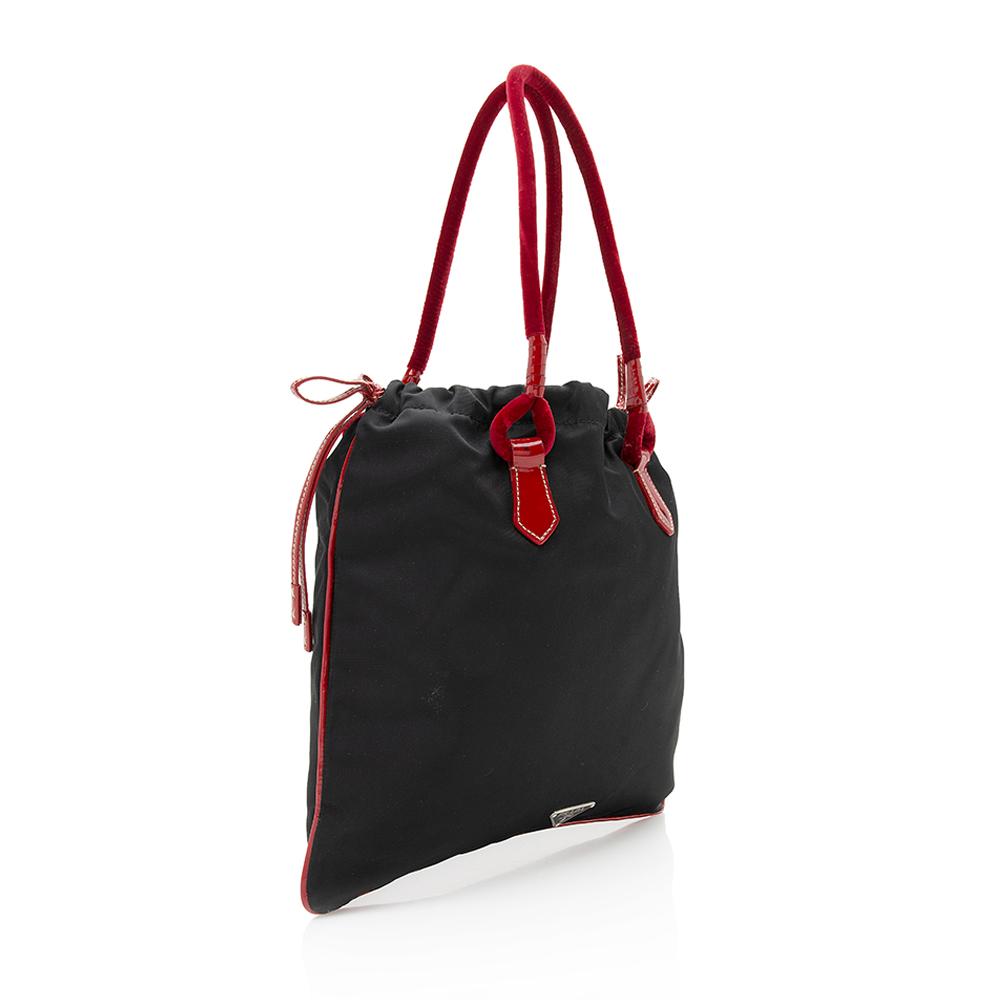 Prada Tessuto Bow Small Tote (SHF-12491)