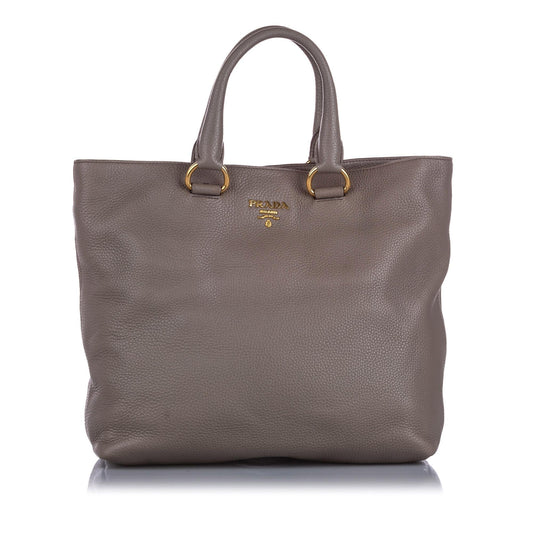 Prada Vitello Daino Tote  (SHG-12220)