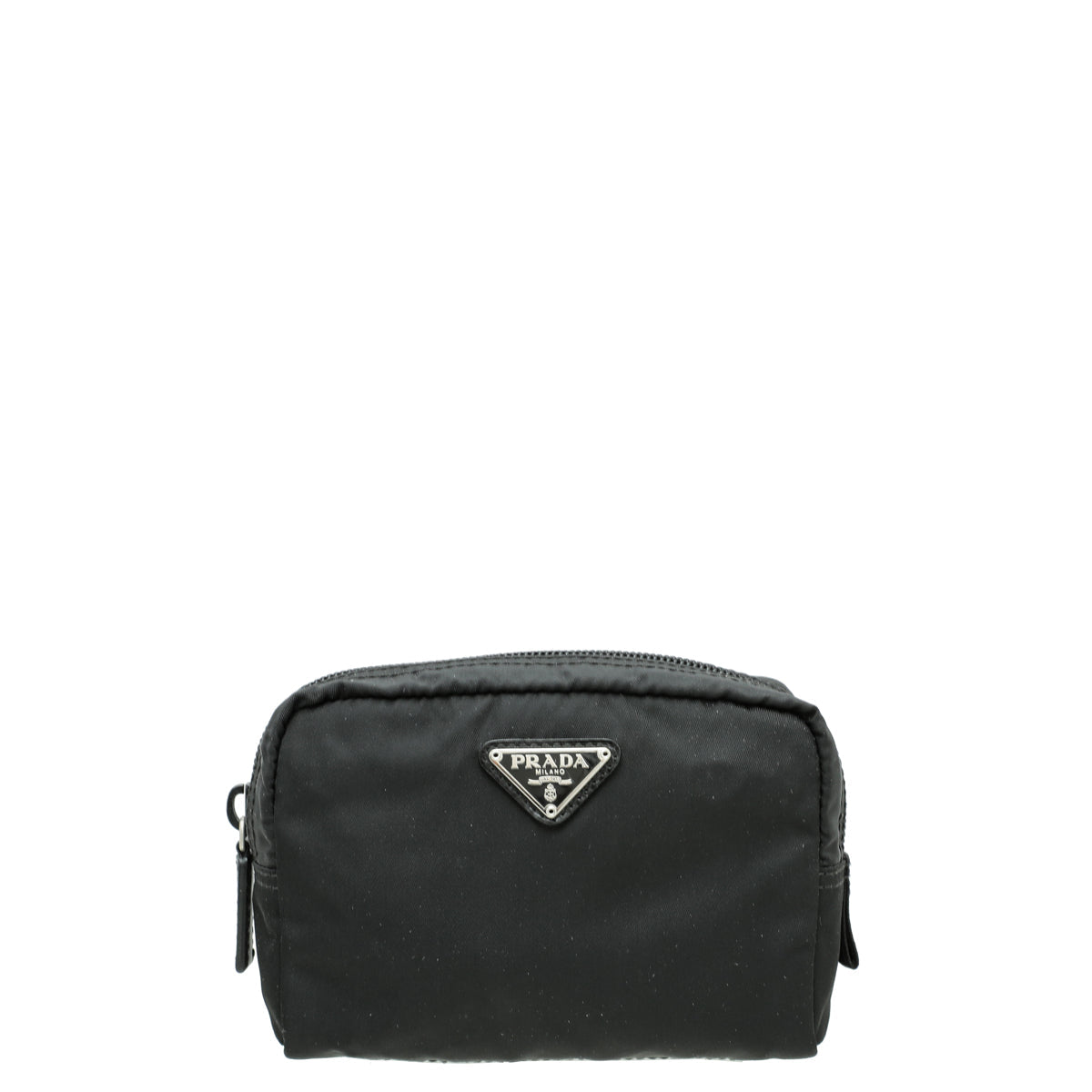 Prada Black Vela Nylon Mini Pouch