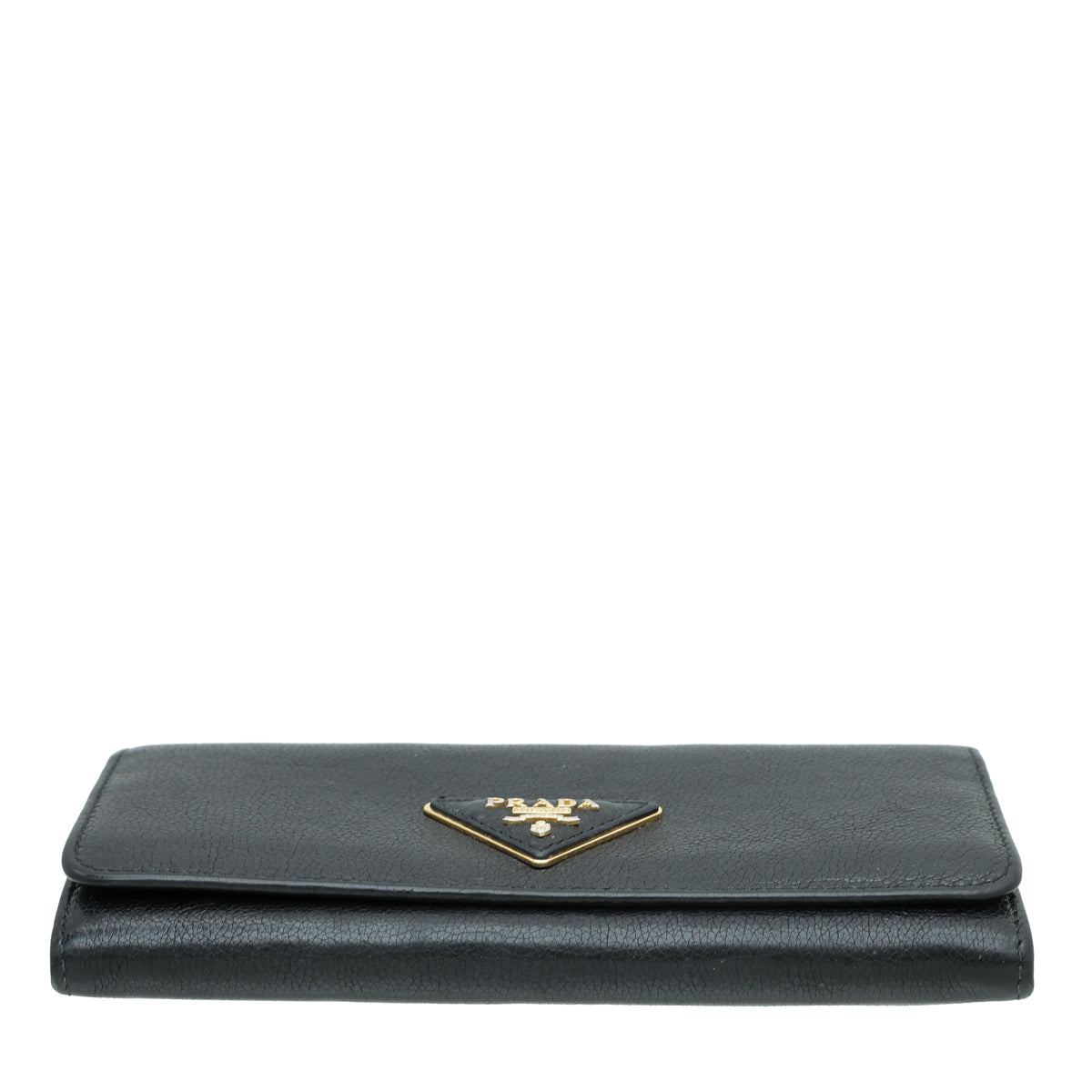 Prada Black Continental Wallet