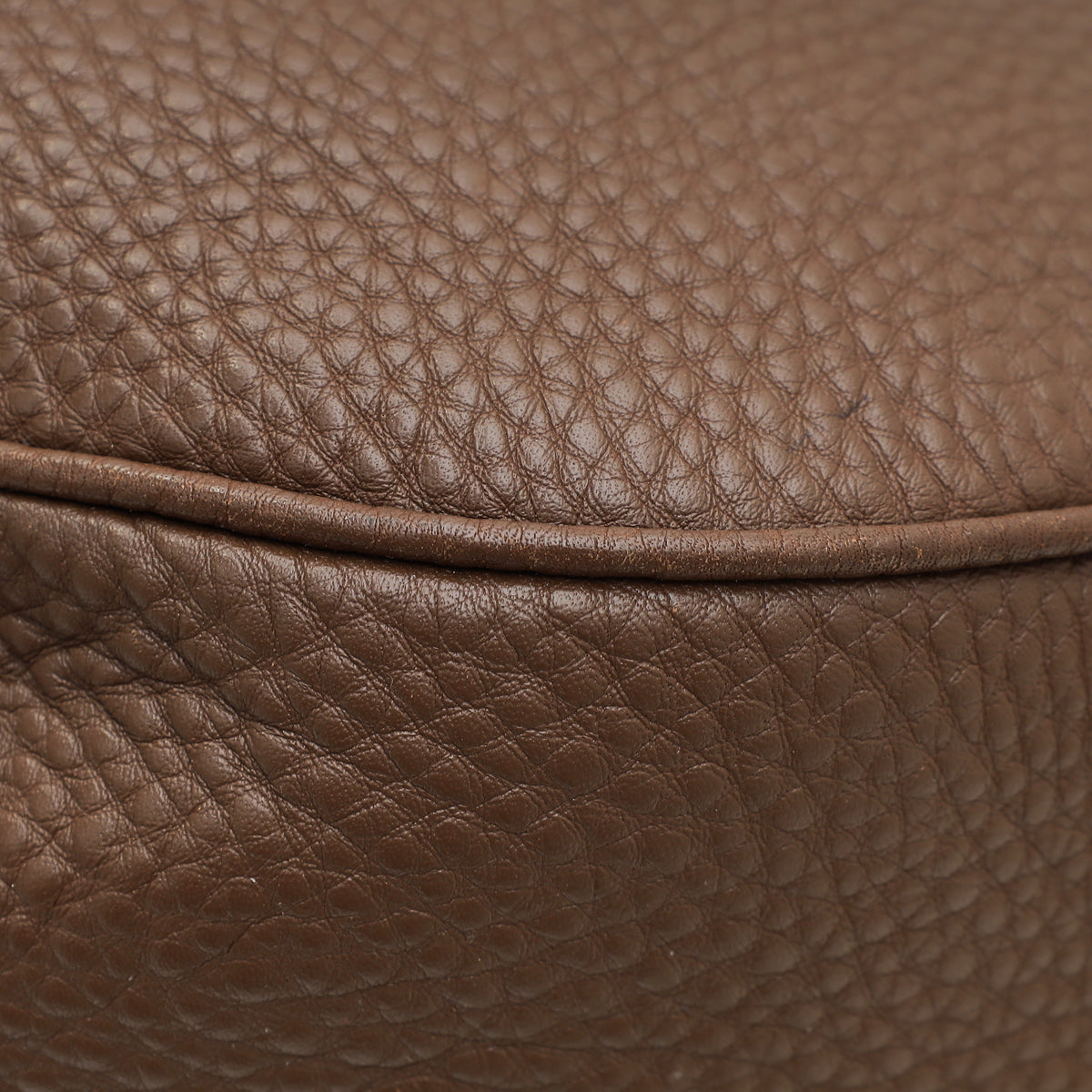 Prada Brown Vitello Daino Hobo Bag