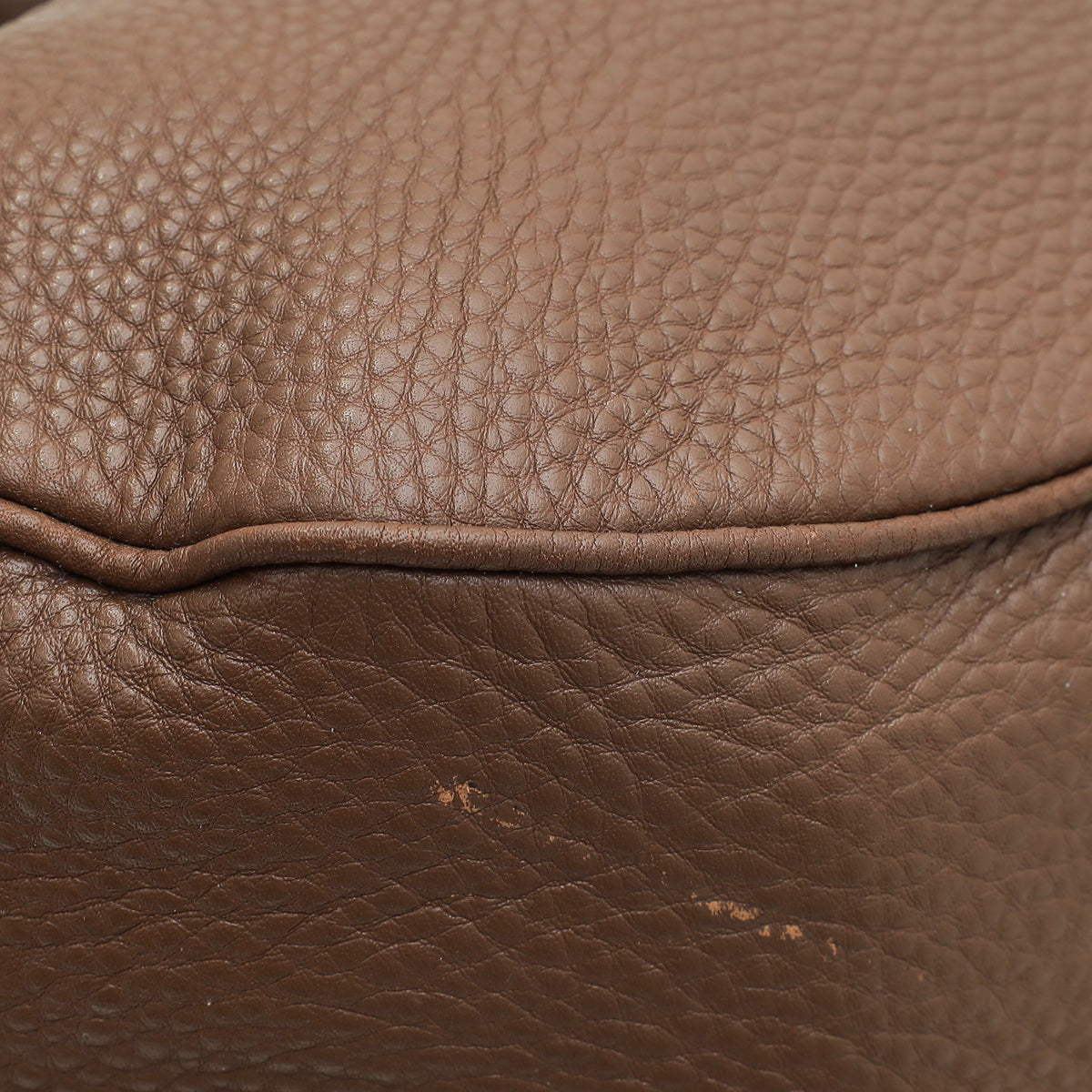 Prada Brown Vitello Daino Hobo Bag