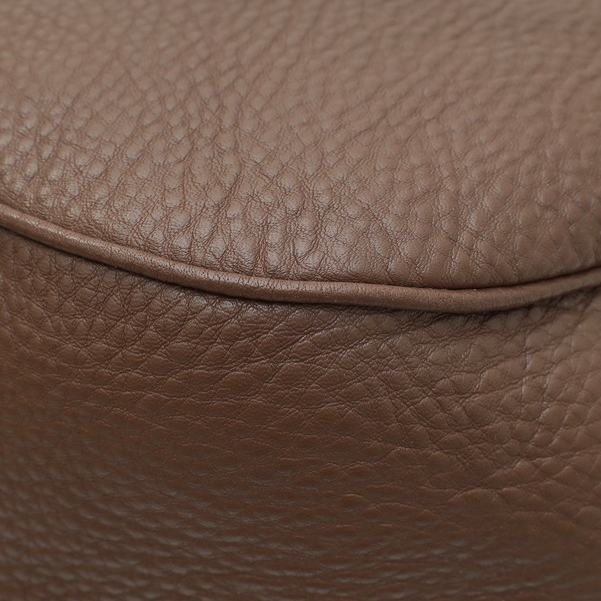 Prada Brown Vitello Daino Hobo Bag