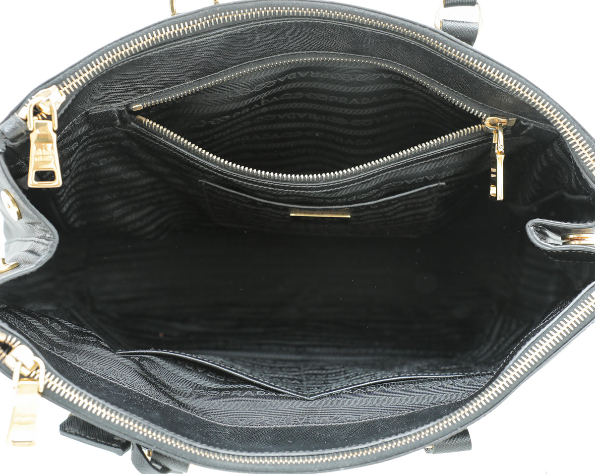 Prada Black Lux Galleria Extra Large Bag