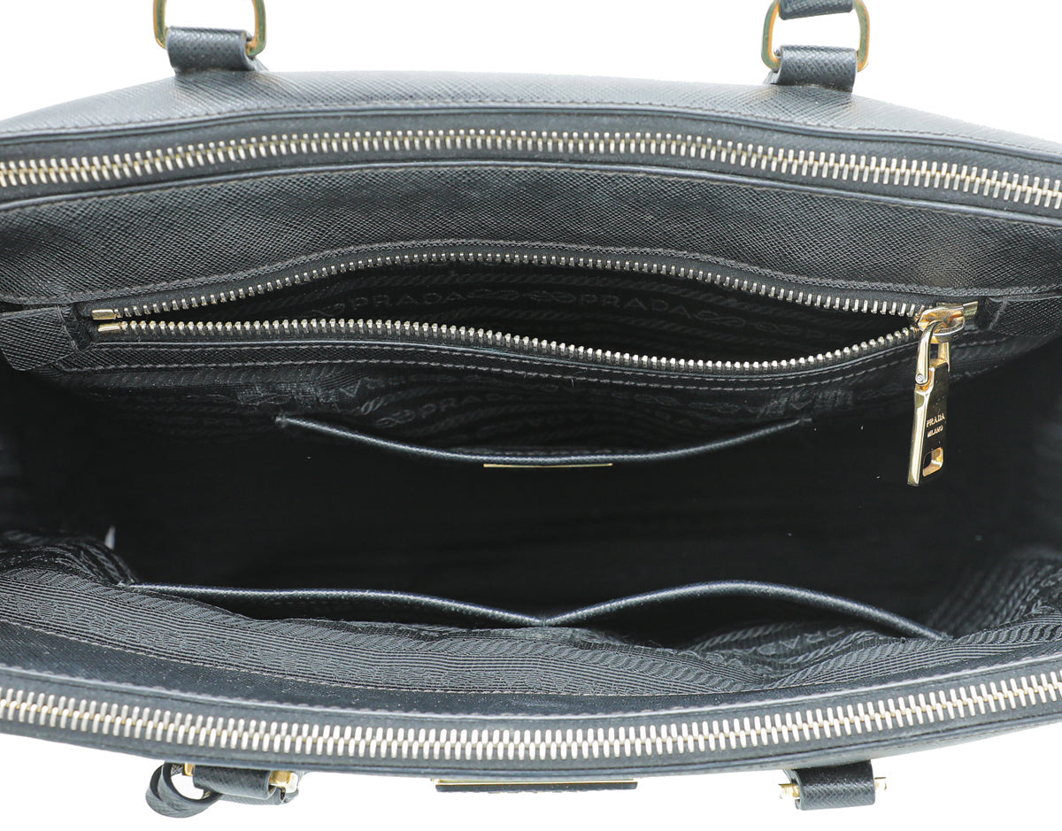 Prada Black Galleria Tote Large Bag