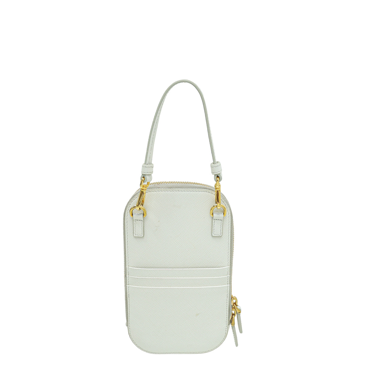 Prada Bianco Lux Phone Mini Bag