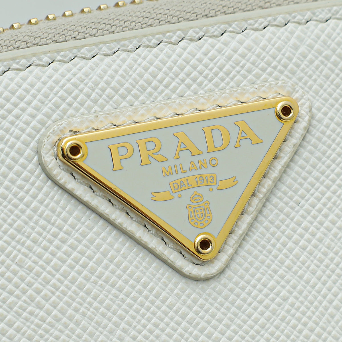 Prada Bianco Lux Phone Mini Bag