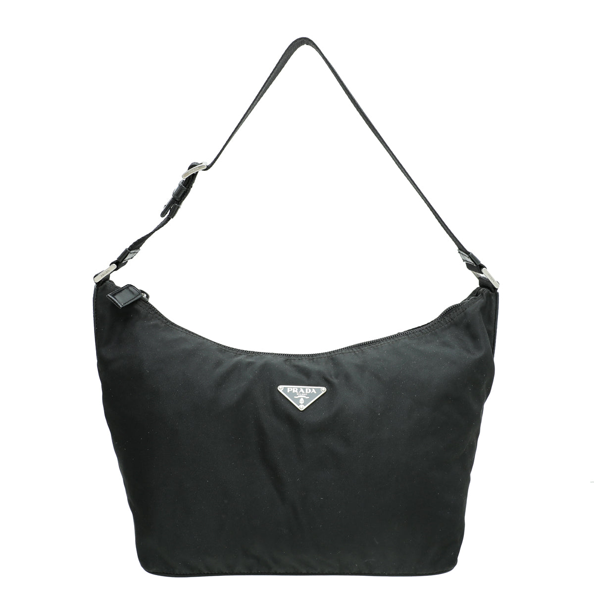 Prada Black Nylon Vela Sport Shoulder Ba