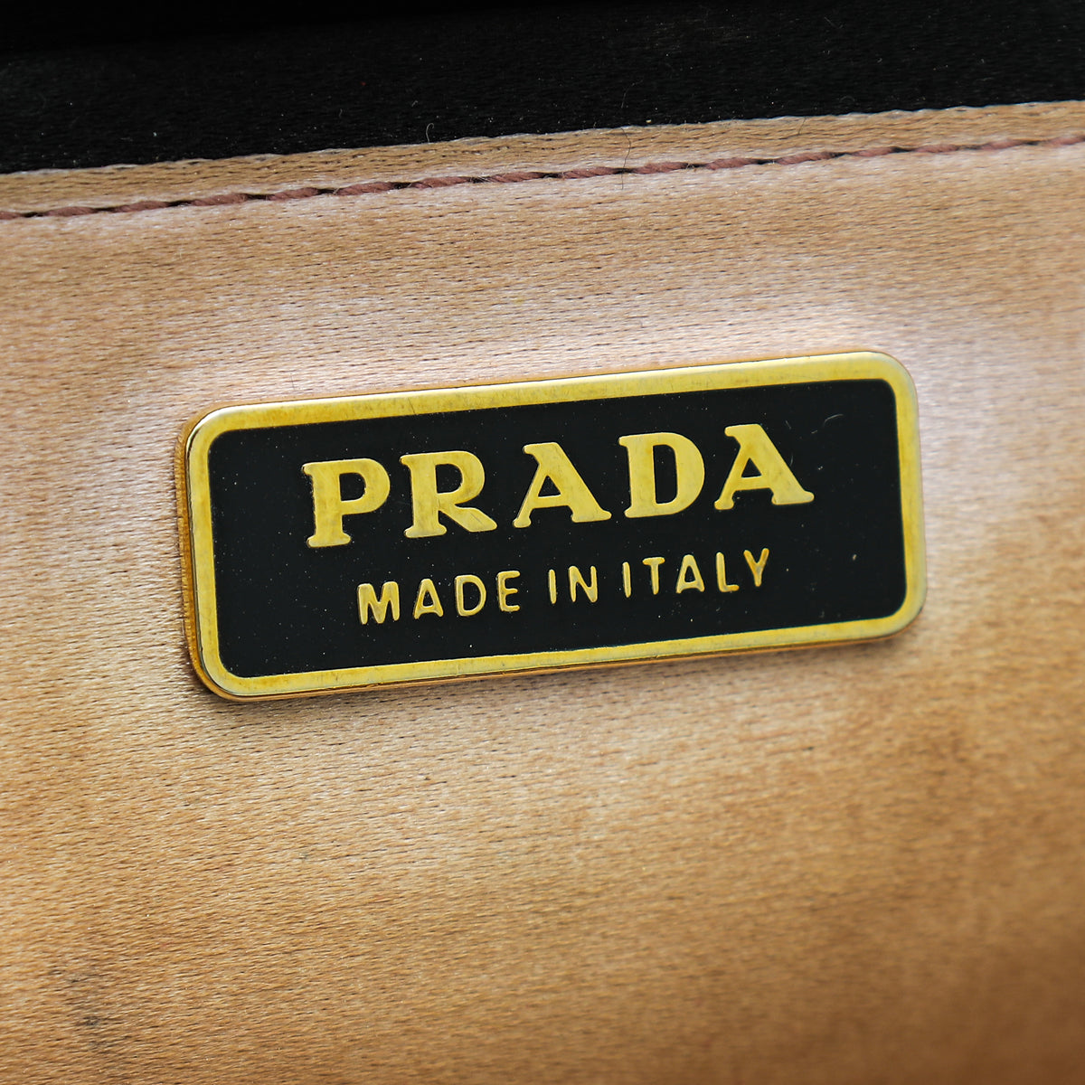 Prada Black Pleated Frame Clutch