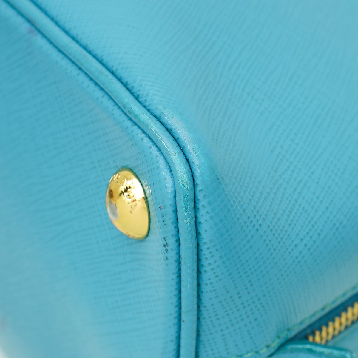 Prada Turquoise Lux Promenade Small Bag