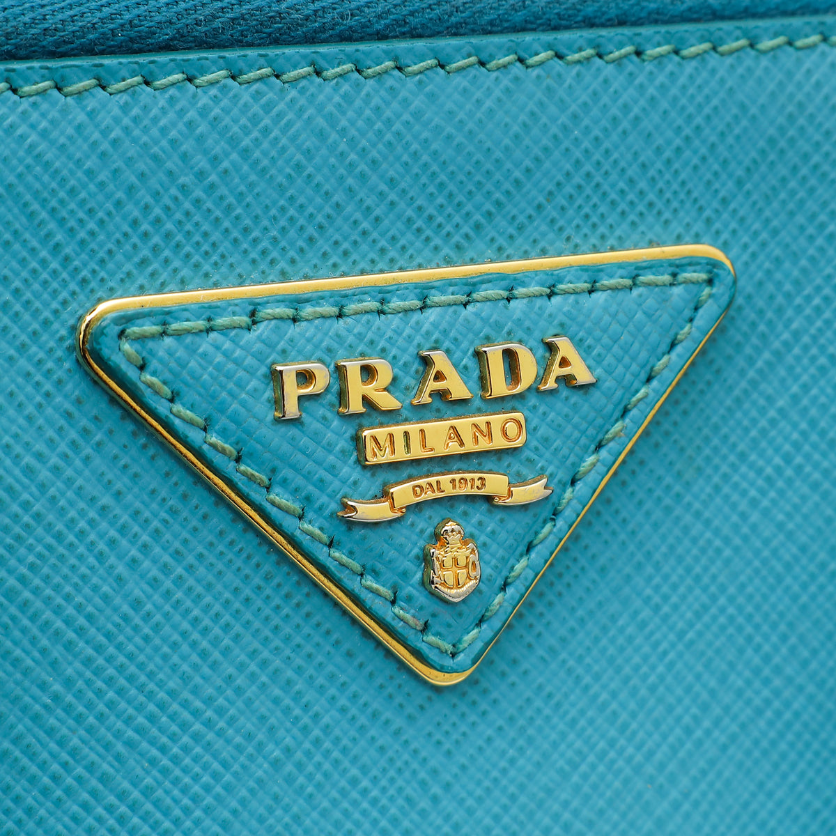 Prada Turquoise Lux Promenade Small Bag