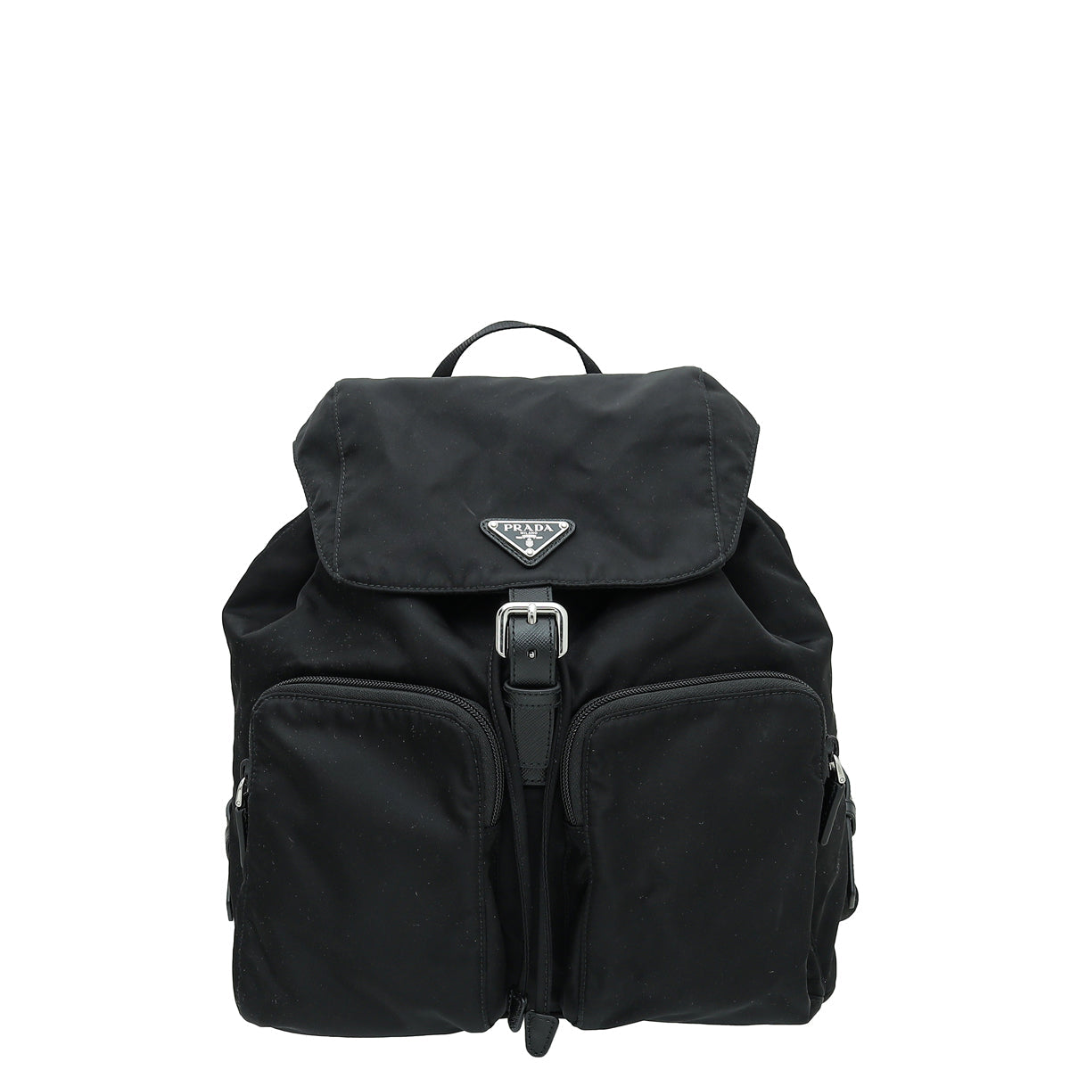 Prada Black Re-Nylon Medium Backpack Bag