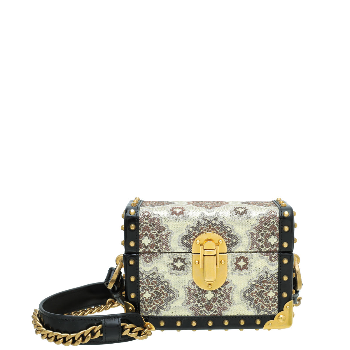 Prada Black Multicolor Cahier Mini Box Bag