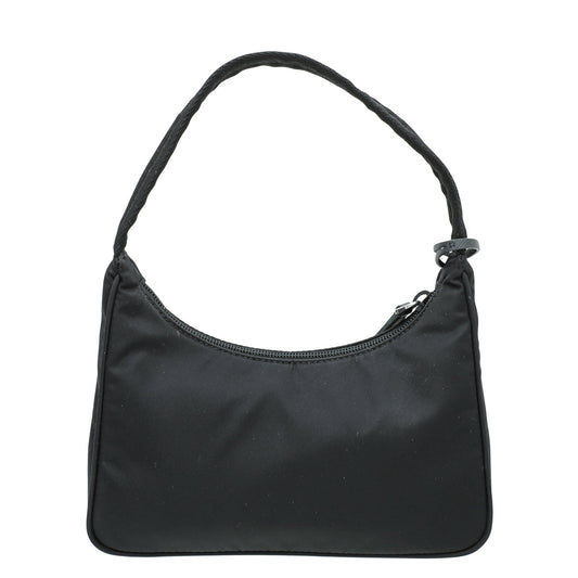 Prada Black Re-Nylon Re-Edition 2005 Mini Bag