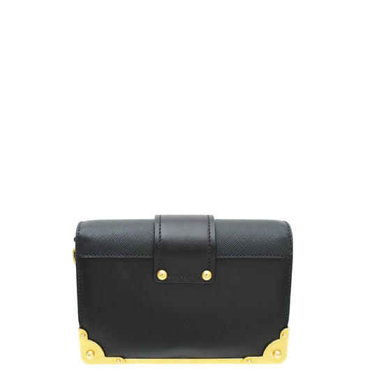 Prada Black Cahier Chain Shoulder Bag