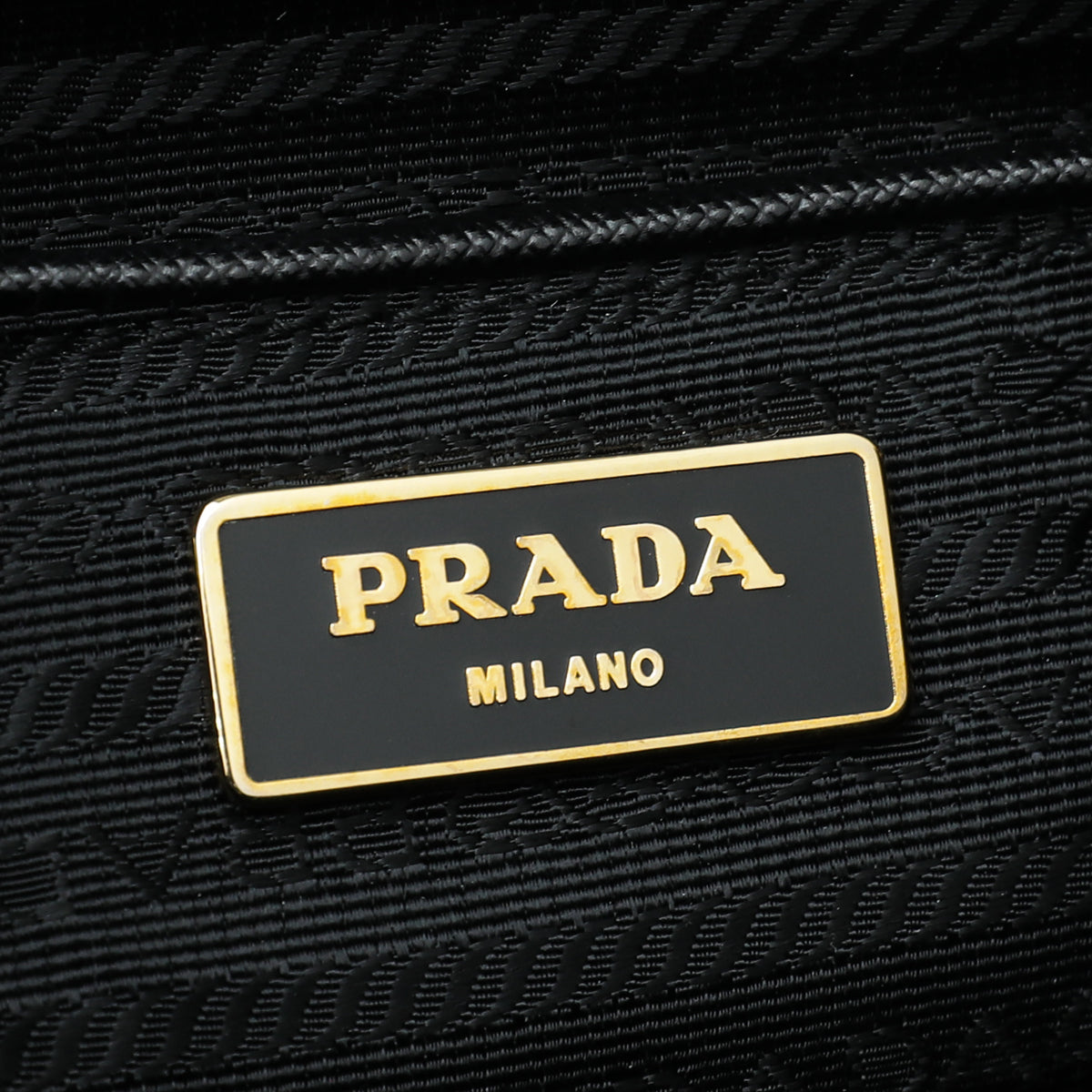 Prada Black Lux Gardener's Large Tote Bag