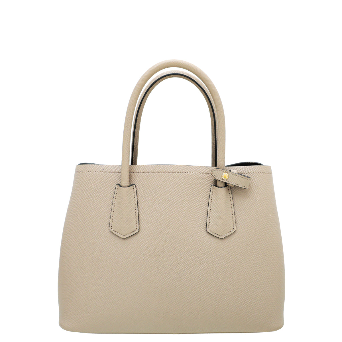 Prada Nude Cuir Double Small Bag