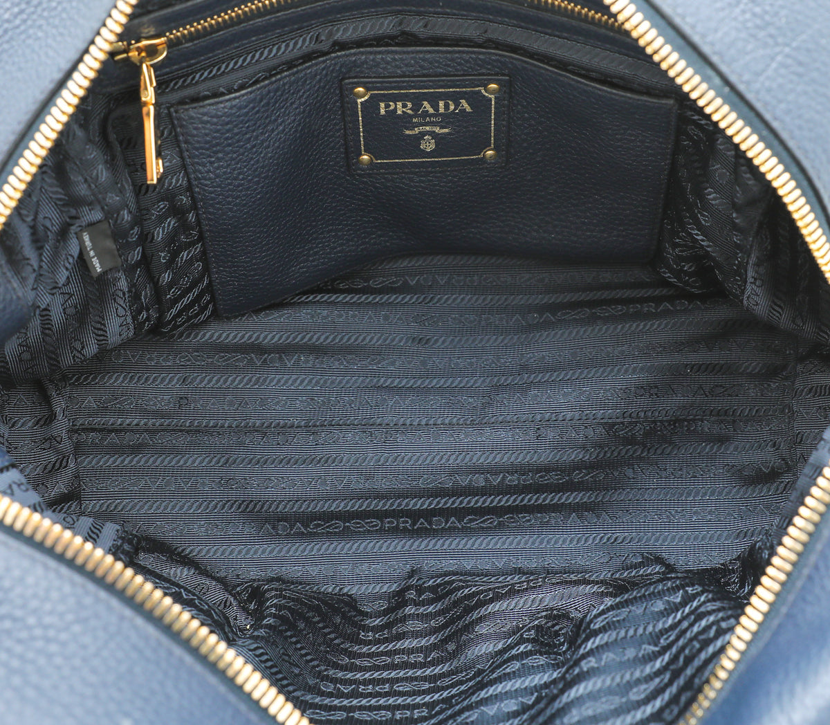 Prada Baltico Vitello Daino Bauletto Convertible Medium Bag