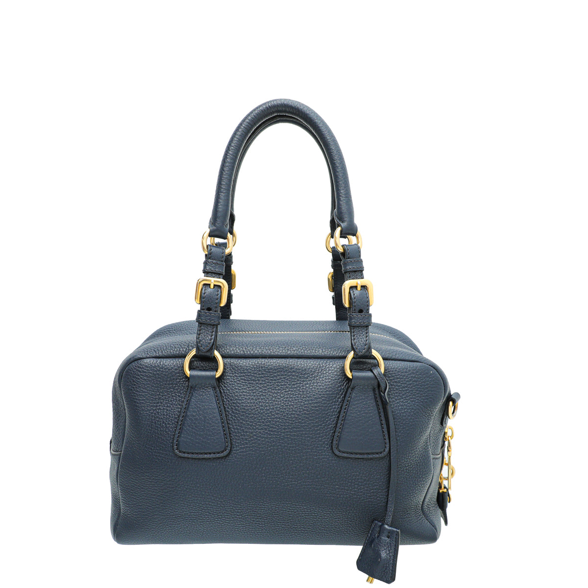 Prada Baltico Vitello Daino Bauletto Convertible Medium Bag