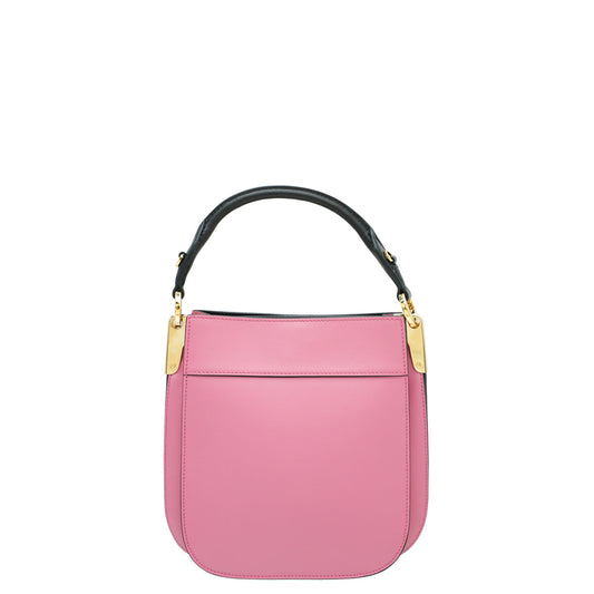 Prada Bicolor Margit Hobo Small Shoulder Bag