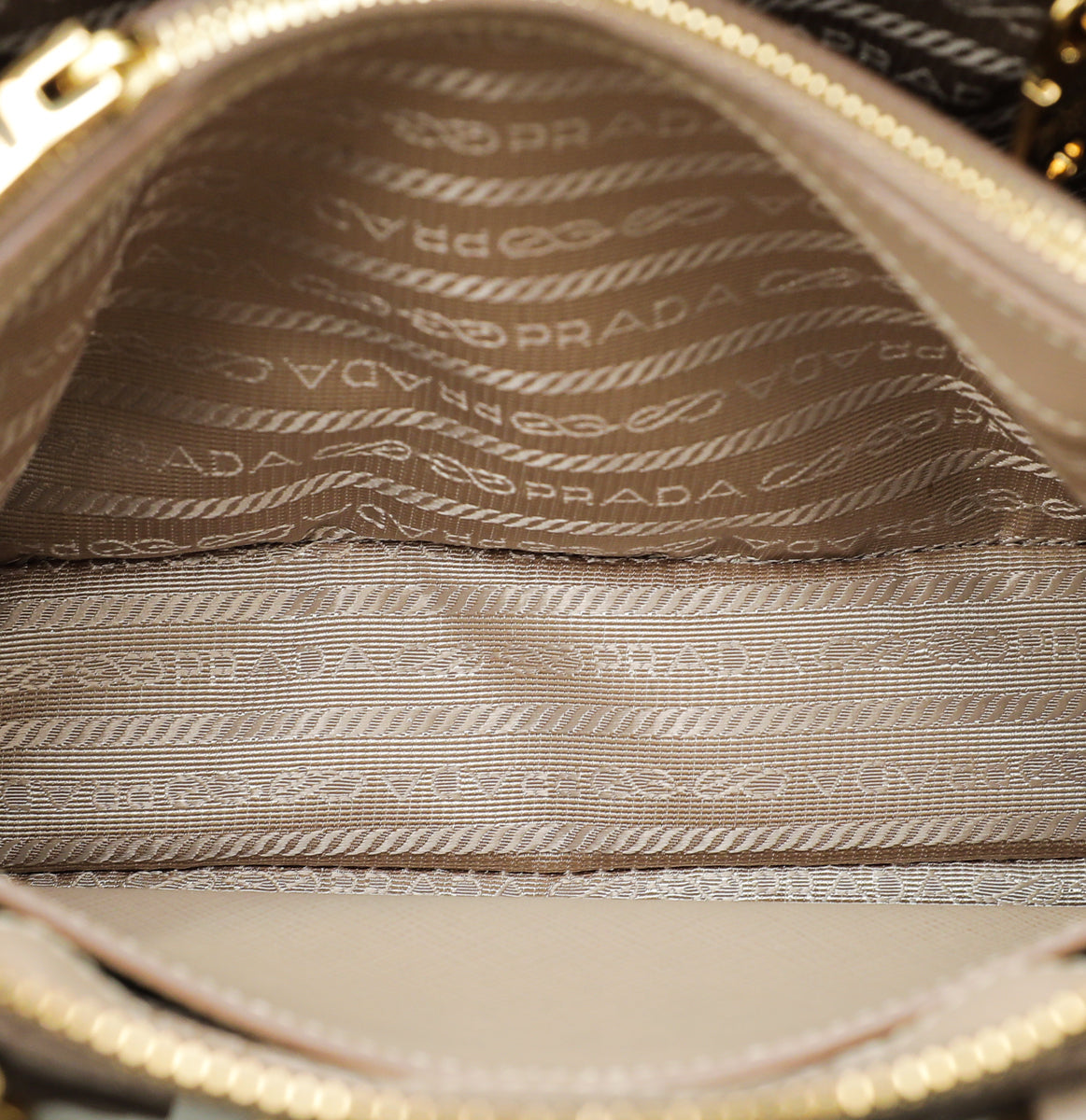 Prada Cammeo Beige Lux Promenade Small Bag