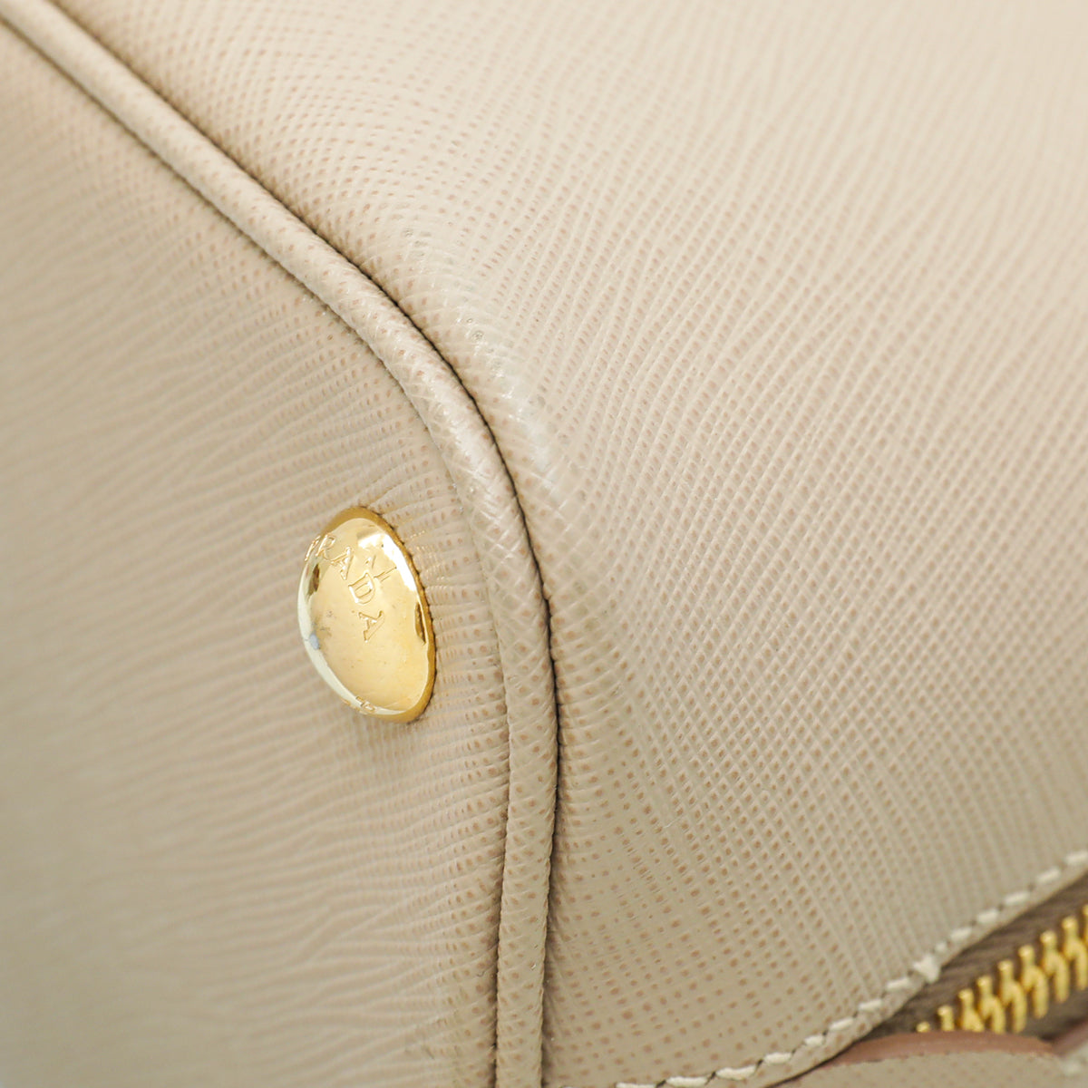 Prada Cammeo Beige Lux Promenade Small Bag