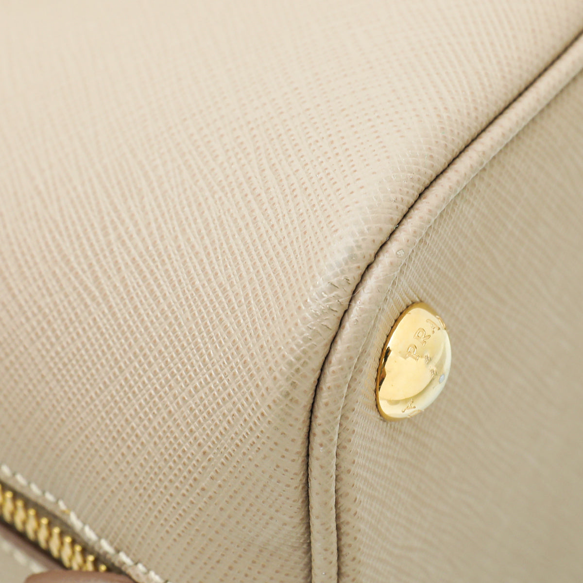 Prada Cammeo Beige Lux Promenade Small Bag