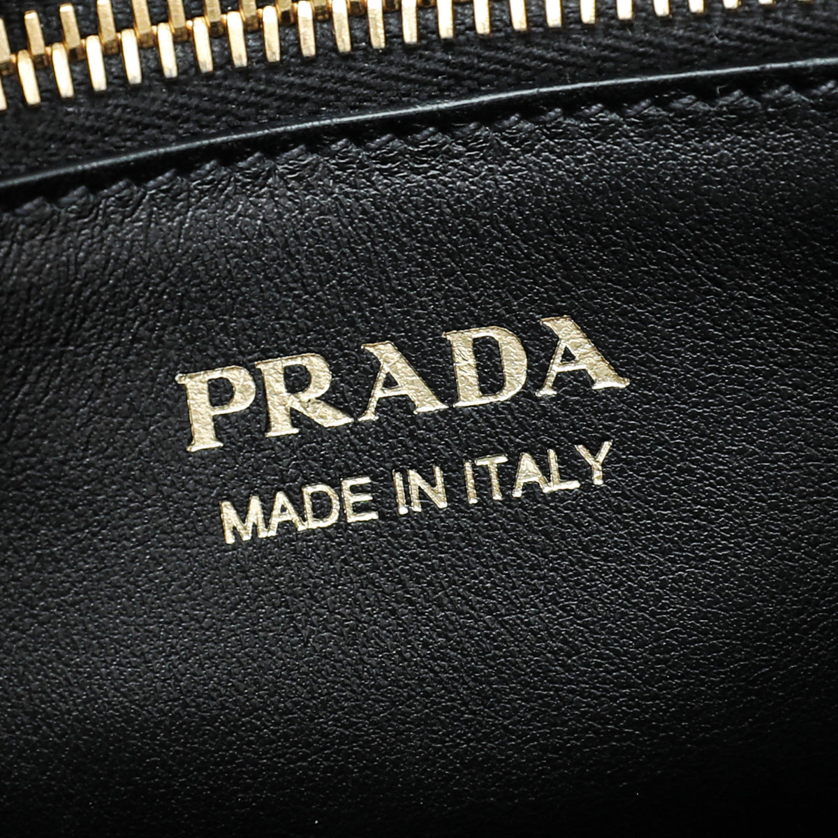 Prada Black Cuir Monochrome Small Tote Bag