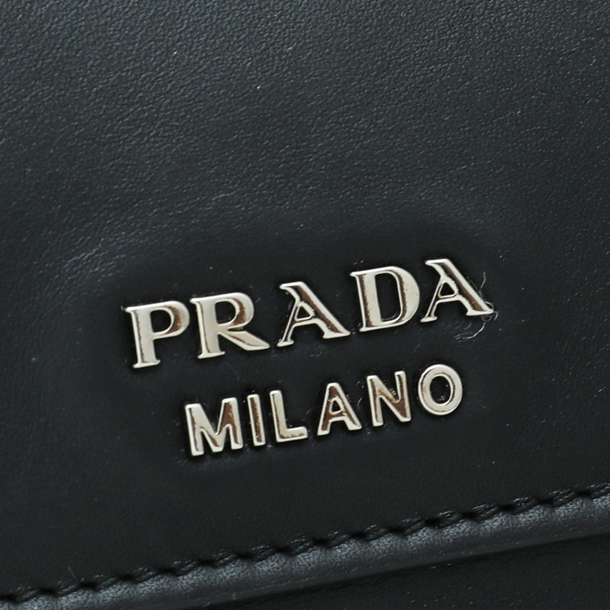 Prada Black Lux Double Twist Top Handle Satchel Large Bag