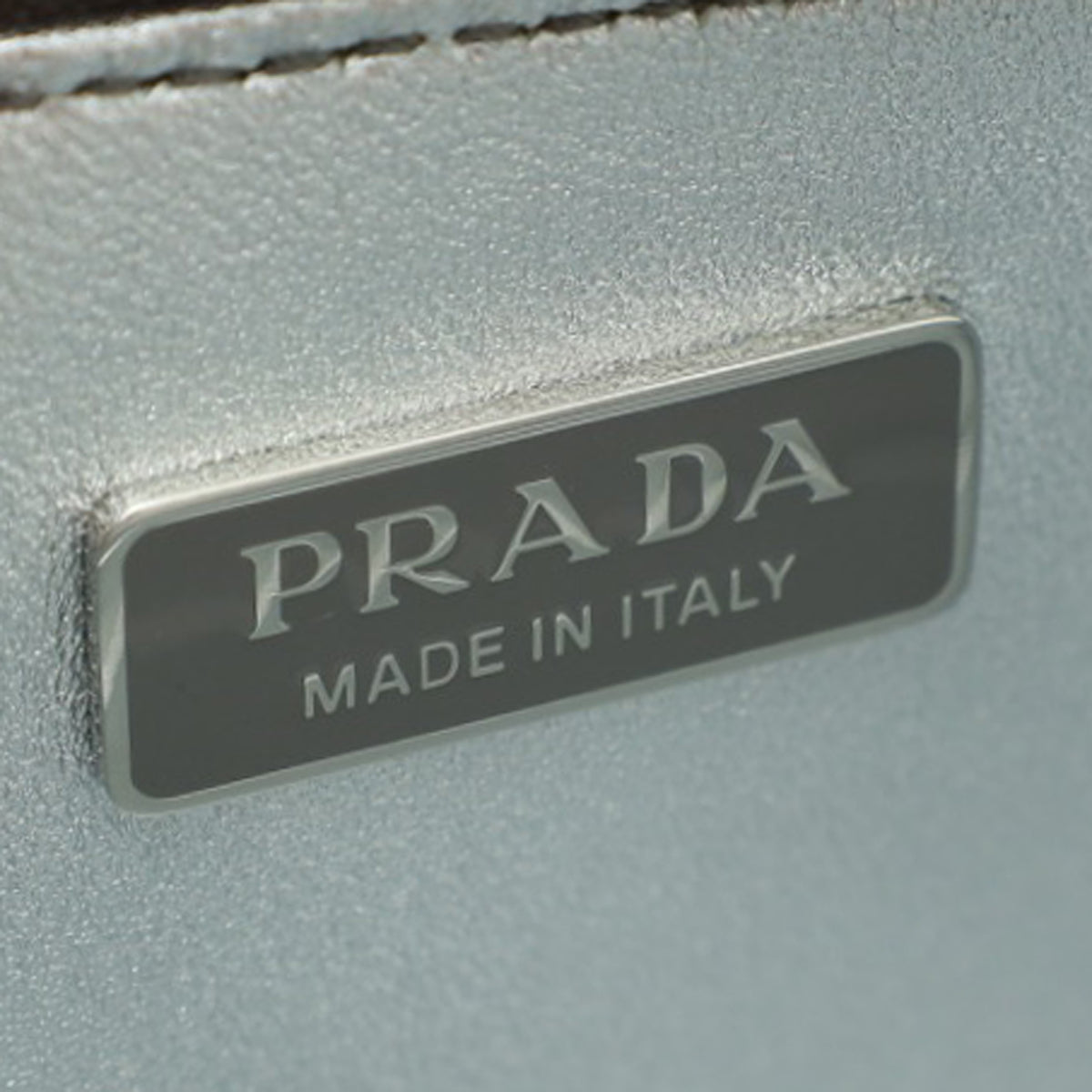 Prada Metallic Silver Mini Bag