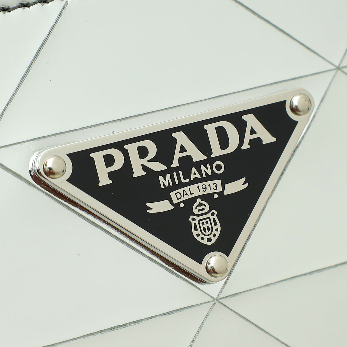 Prada Metallic Silver Mini Bag