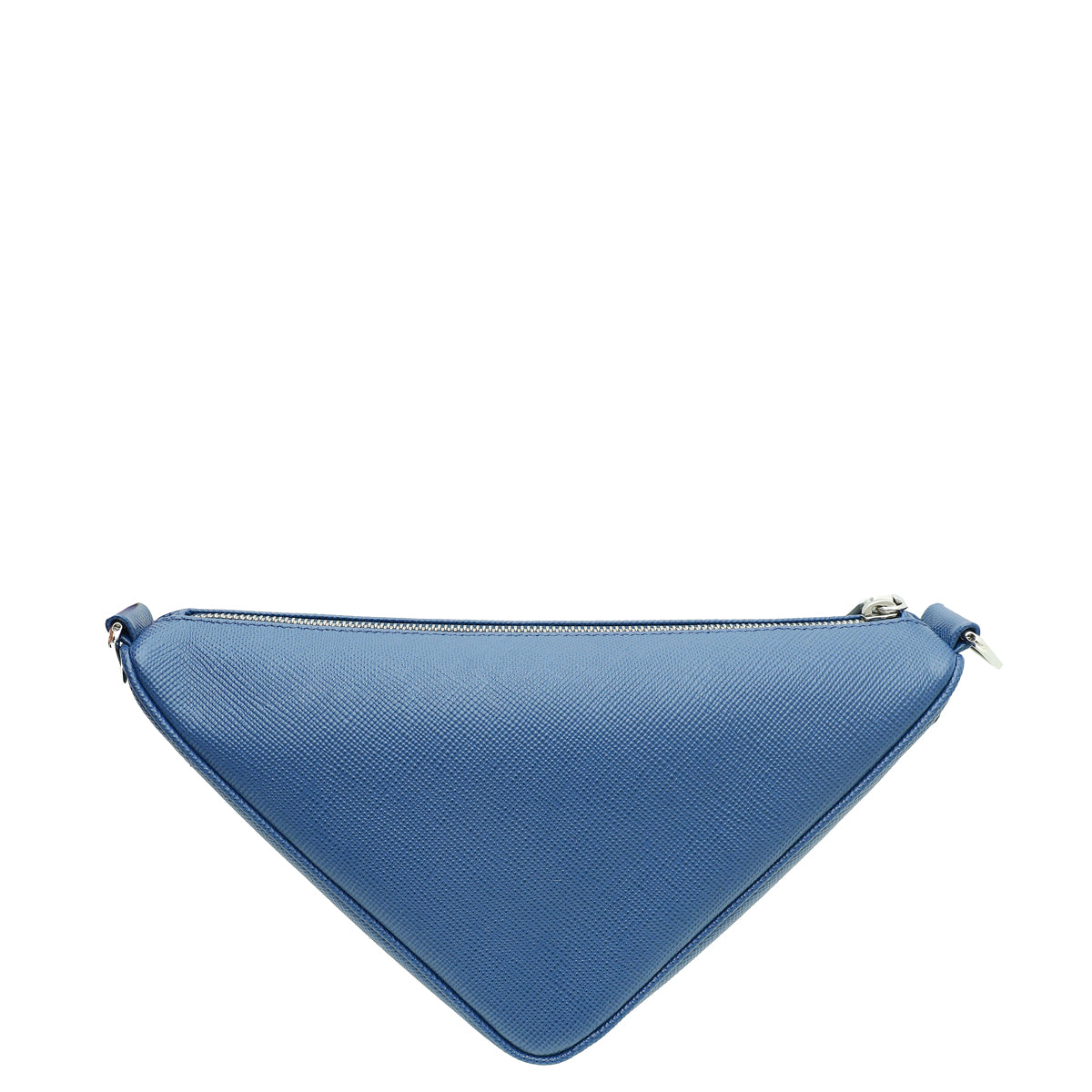 Prada Blue Cuir Logo Triangle Bag (for Men)