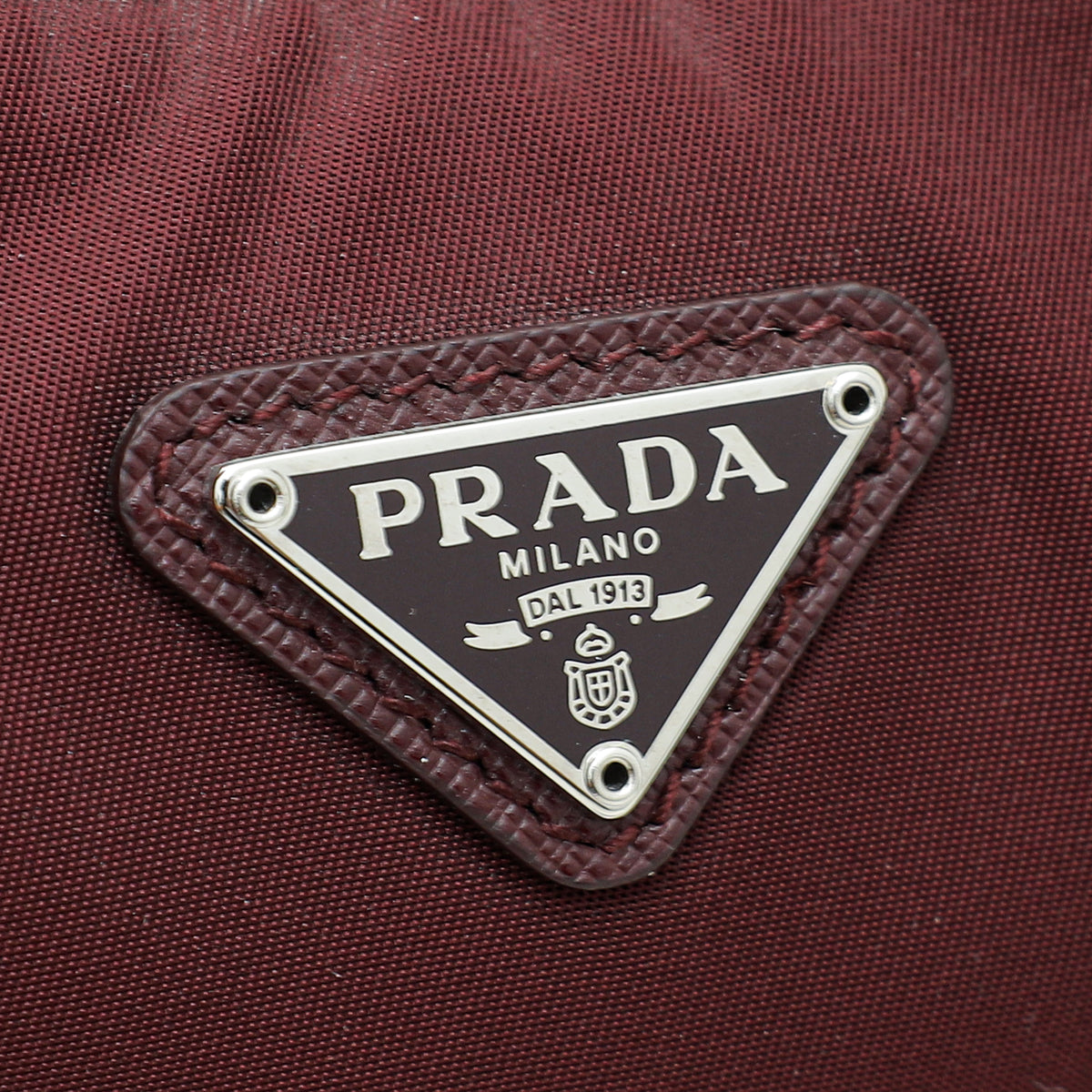 Prada Burgundy Re-Nylon Tessuto Re-Edition 2005 Bag