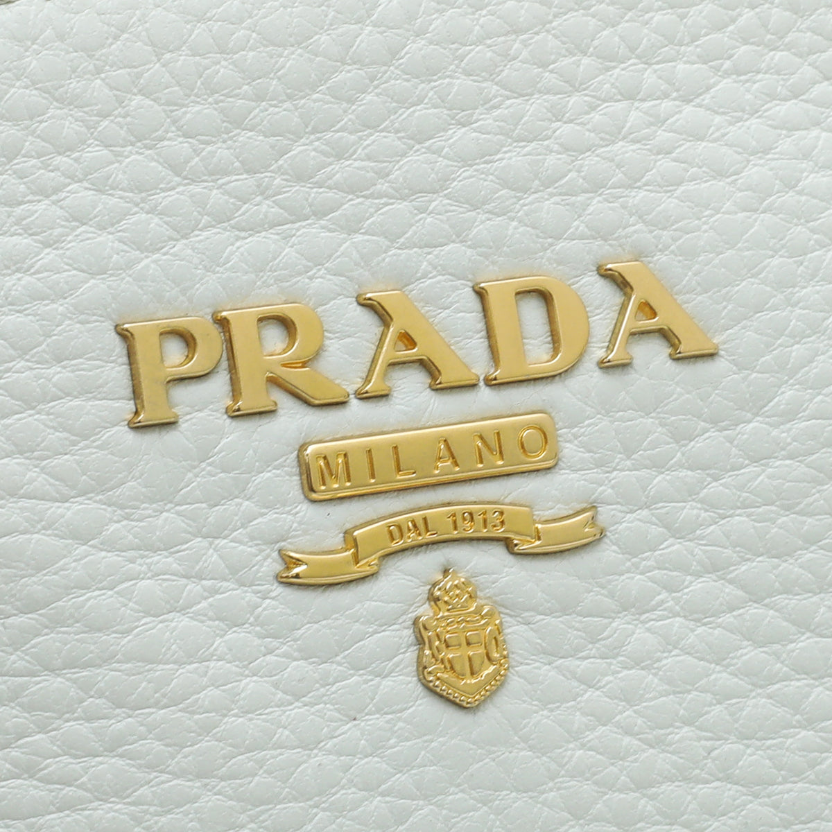 Prada Daino Vitello 2 Zipped Crossbody Bag