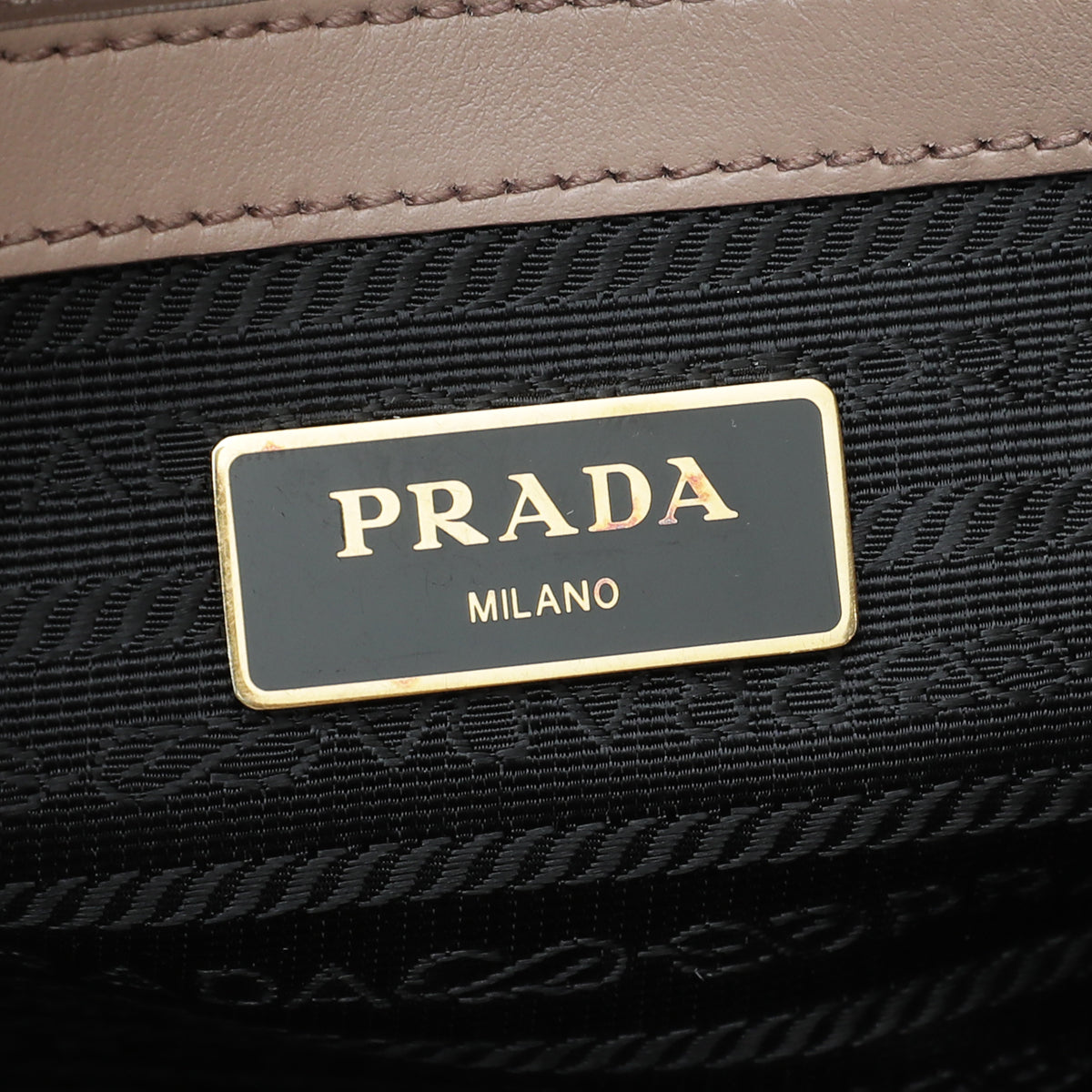 Prada Nude Monochrome Top Handle Tote Small Bag