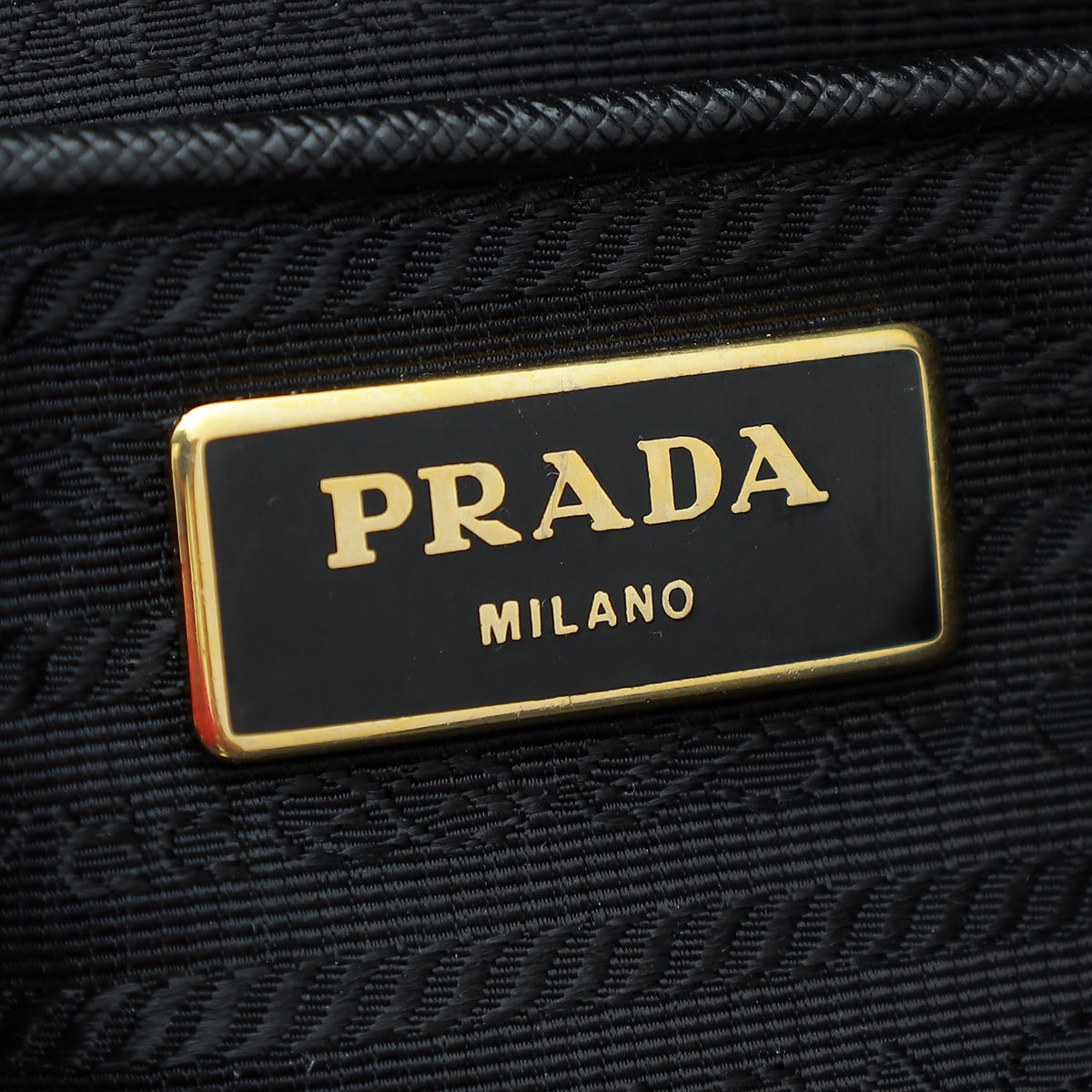 Prada Black Lux Gardener's Large Bag