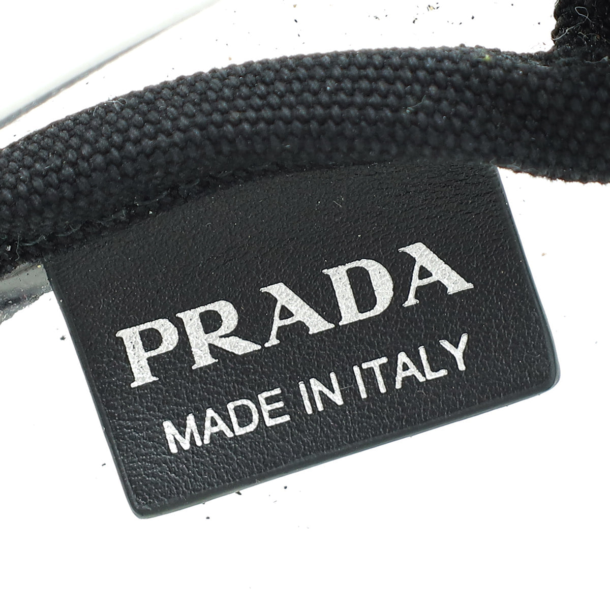 Prada Bicolor Vinyl Canapa Logo Tote Bag