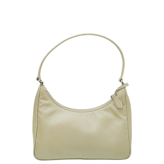 Prada Desert Beige Re-Nylon Re-Edition Mini Bag