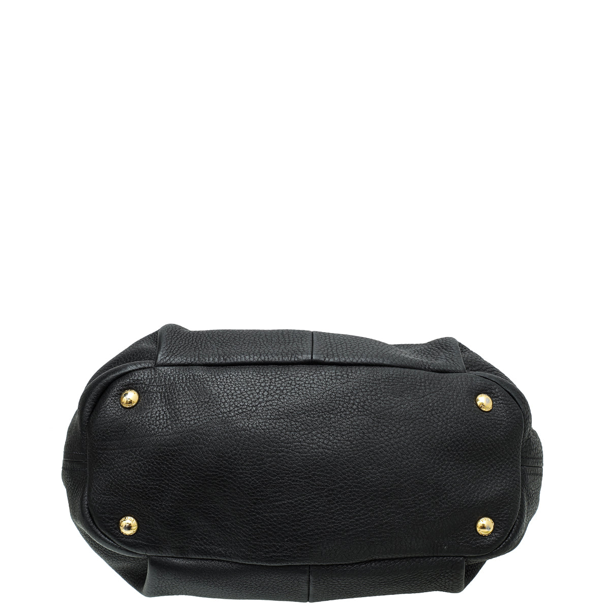 Prada Black Vitello Daino Convertible Hobo Bag