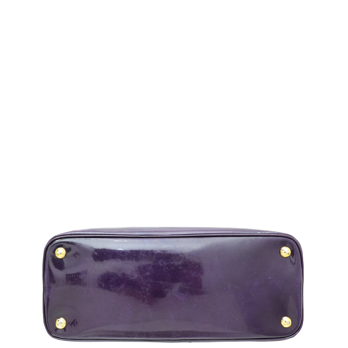 Prada Purple Vernice Promenade Bag