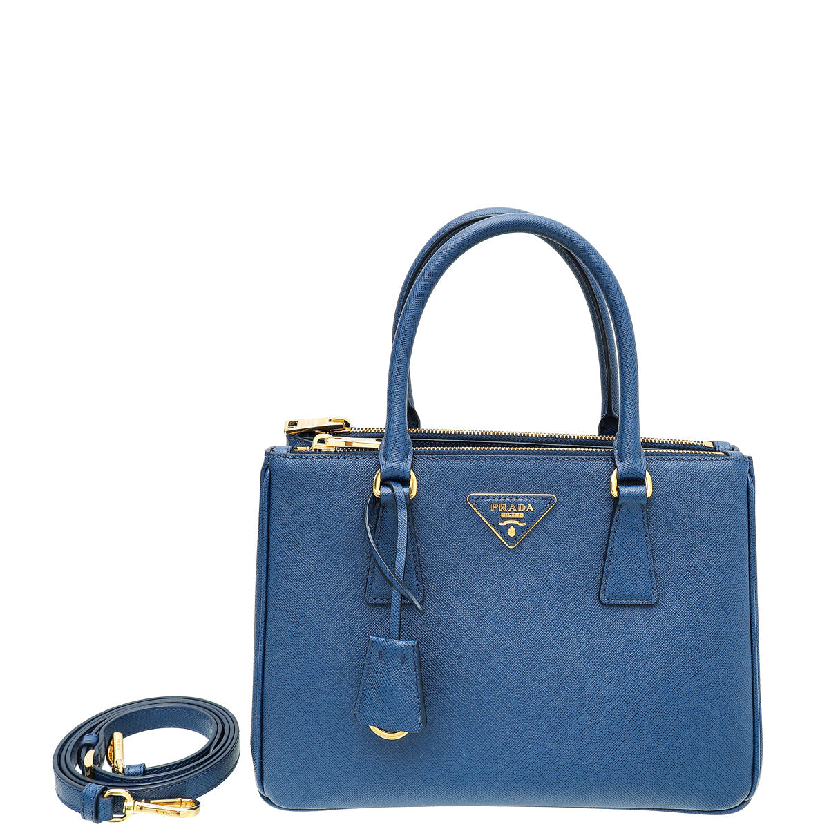 Prada Blue Lux Galleria Medium Bag