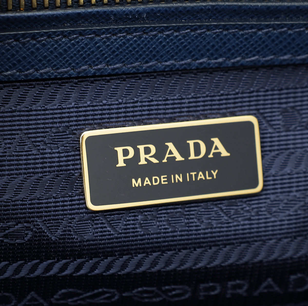 Prada Blue Lux Galleria Medium Bag