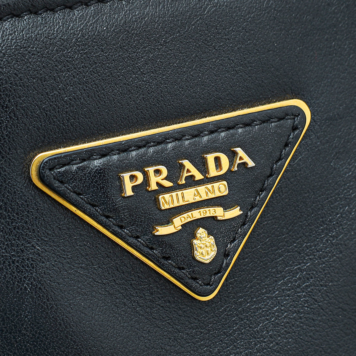 Prada Denim Vitello Phenix Shopping Tote Bag